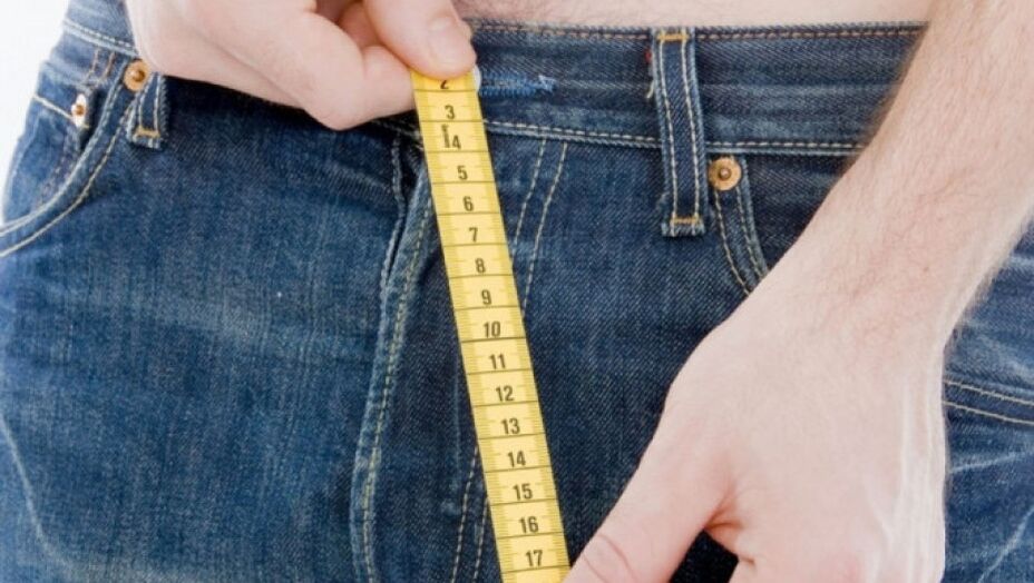 Măsurarea dimensiunii penisului după mărire